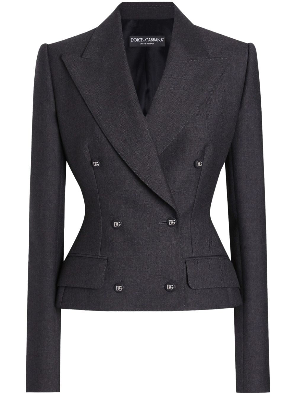 DOLCE & GABBANA Double Breasted Blazer for Women - SS25 Collection