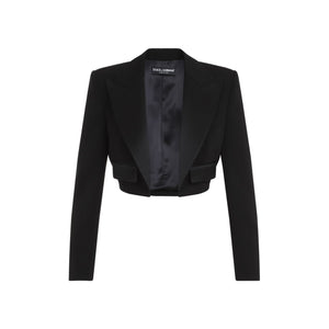 DOLCE & GABBANA Elegant Wool Blend Jacket for Women