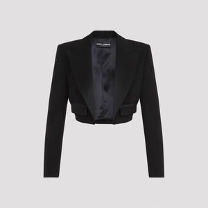 DOLCE & GABBANA Elegant Wool Blend Jacket for Women