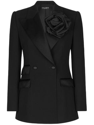 DOLCE & GABBANA 女性用 クラシックダブルブレストウールジャケット - FW23