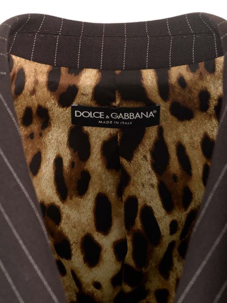 DOLCE & GABBANA 女性用 ダブルブレストウール/シルクブレザー - FW23