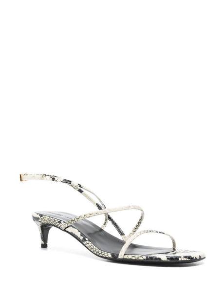 KHAITE Loop Mini Kitten Heel Sandal