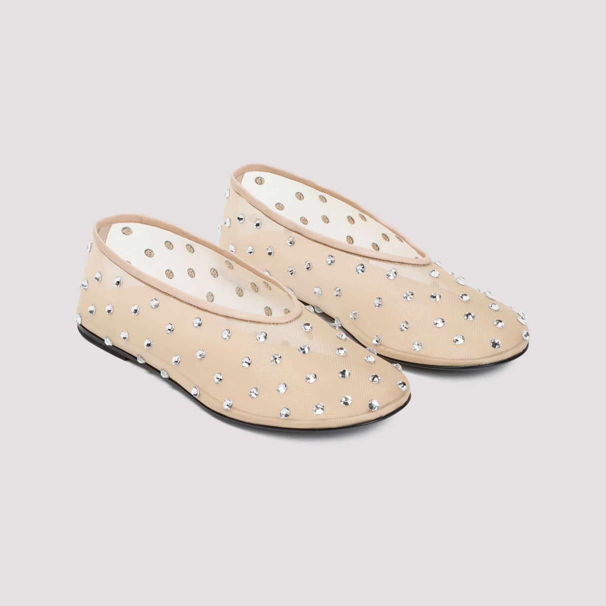 KHAITE Nude & Neutrals Flat Ballerinas for Women