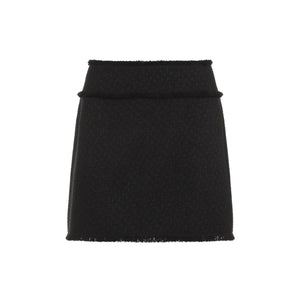 DOLCE & GABBANA Chic Wool Blend Mini Skirt for Women