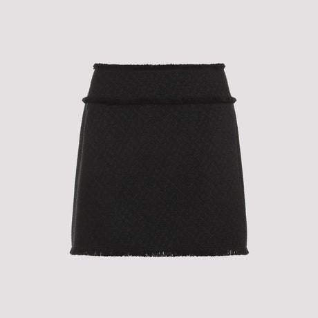 DOLCE & GABBANA Chic Wool Blend Mini Skirt for Women