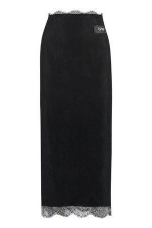 DOLCE & GABBANA Elegant Lace Pencil Skirt - Removable Lining, Women’s Fashion