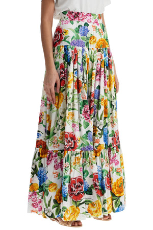 DOLCE & GABBANA High-Waisted Maxi Floral Skirt - Size IT 40