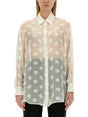 DOLCE & GABBANA All-Over Silk Blend Shirt - Size 42