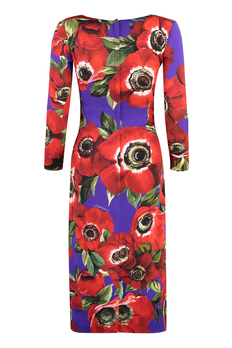 DOLCE & GABBANA Multicolor Stretch Sheath Dress for Women