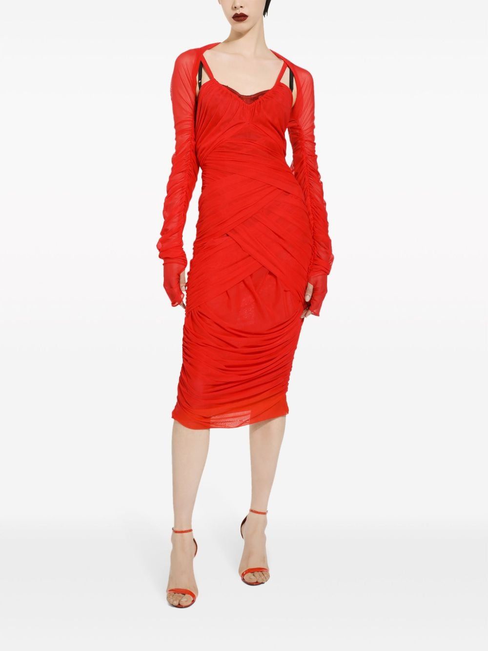 DOLCE & GABBANA Draped Mini Dress for Women