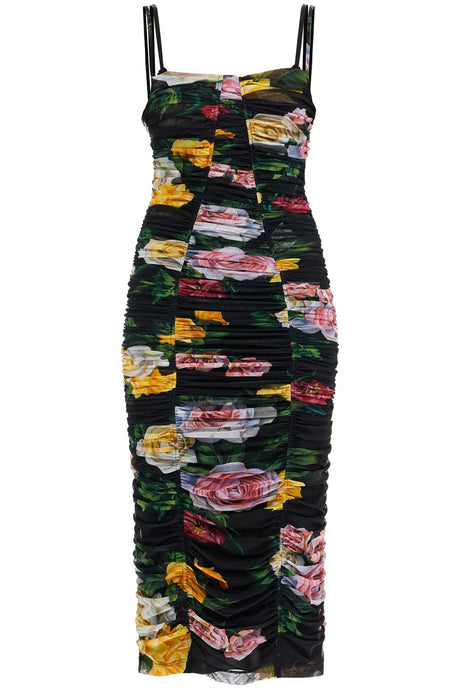 DOLCE & GABBANA Floral Print Midi Dress for Women