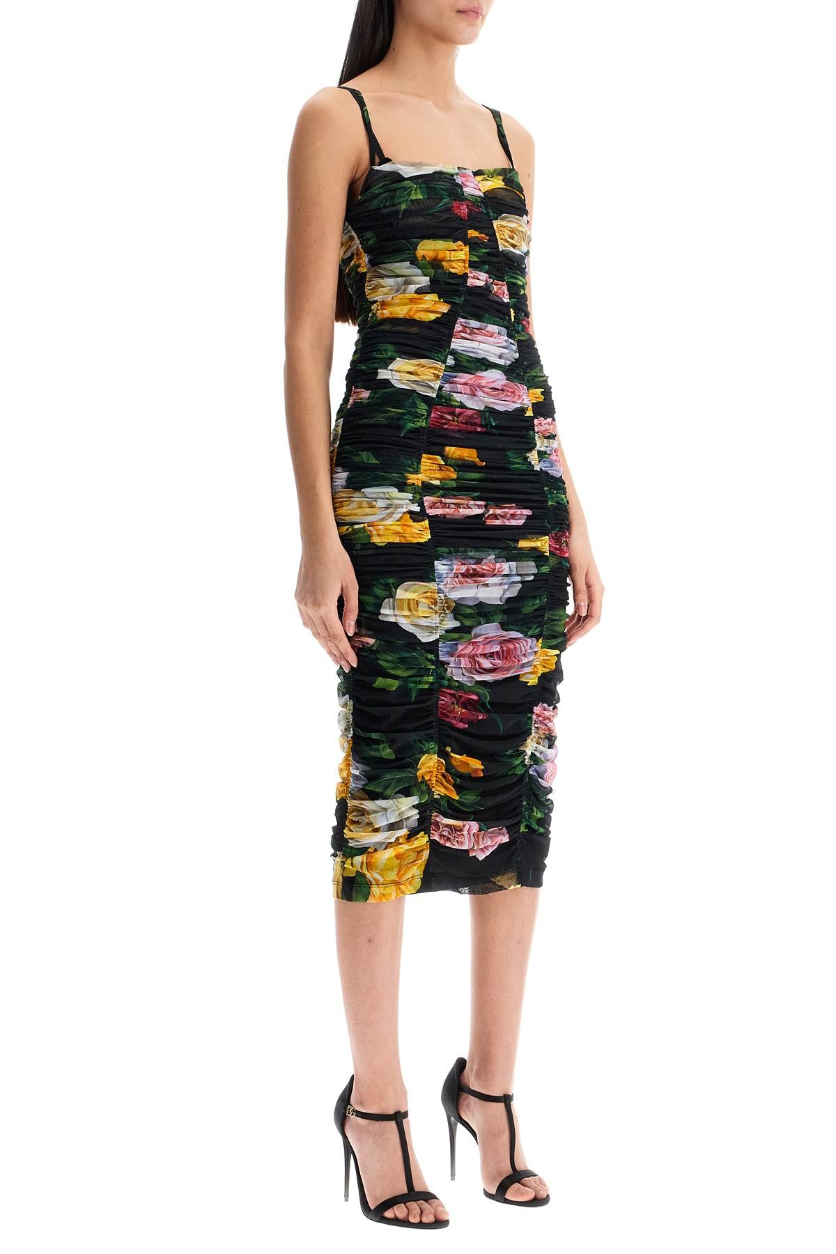 DOLCE & GABBANA Floral Print Midi Dress for Women