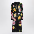 DOLCE & GABBANA Long Chemise Dress with Floral Print - SS25