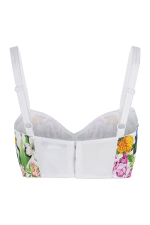 DOLCE & GABBANA Floral Bralette Top - Size IT 40