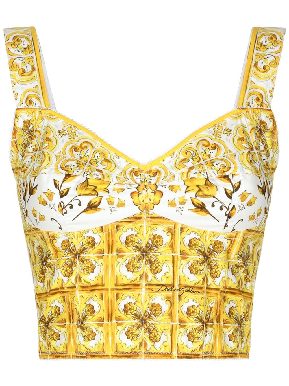 DOLCE & GABBANA Chic Regular Fit Bustier Top - Size 40