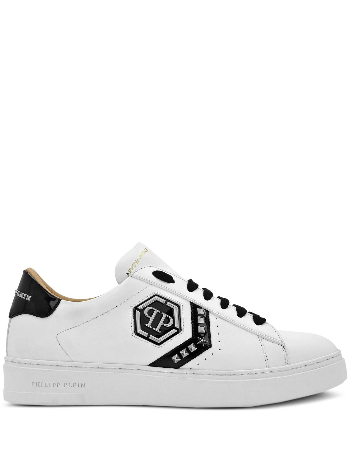 PHILIPP PLEIN Designer Low-Top Leather Sneakers for Men