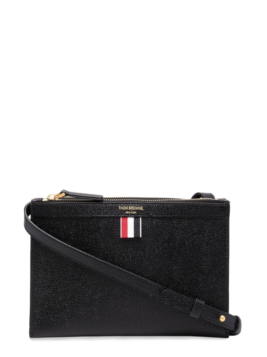 THOM BROWNE Mini Document Holder with Adjustable Shoulder Strap