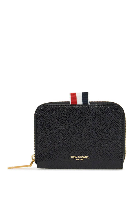 THOM BROWNE Slim Mini Wallet with Zip Closure