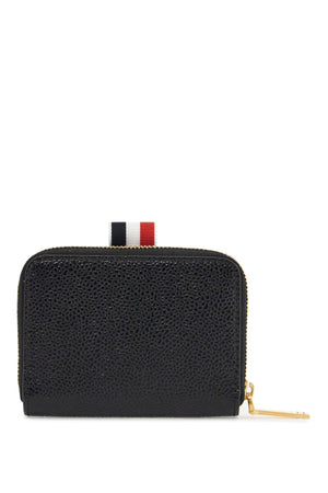 THOM BROWNE Slim Mini Wallet with Zip Closure