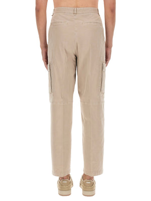 FENDI Classic Regular Fit Gabardine Pants for Men