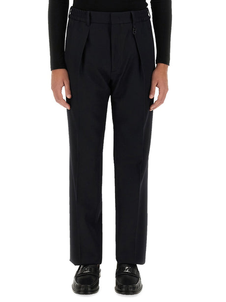 FENDI Men's Straight Fit Wool Pants - Size 50