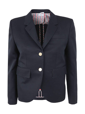 THOM BROWNE High Armhole Wool Gabardine Sportcoat