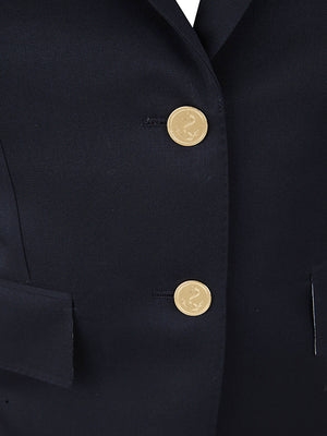 THOM BROWNE High Armhole Wool Gabardine Sportcoat