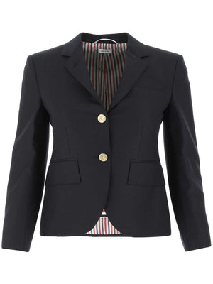 THOM BROWNE Cropped Single Breasted Blazer for Women