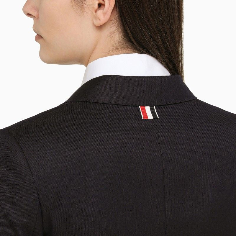 THOM BROWNE Mini Single-Breasted Cropped Jacket