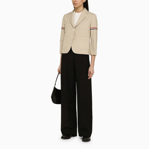 THOM BROWNE Mini Cotton Blend Short Blazer