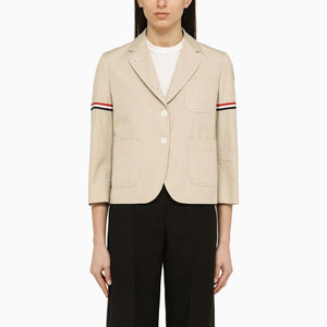 THOM BROWNE Mini Cotton Blend Short Blazer