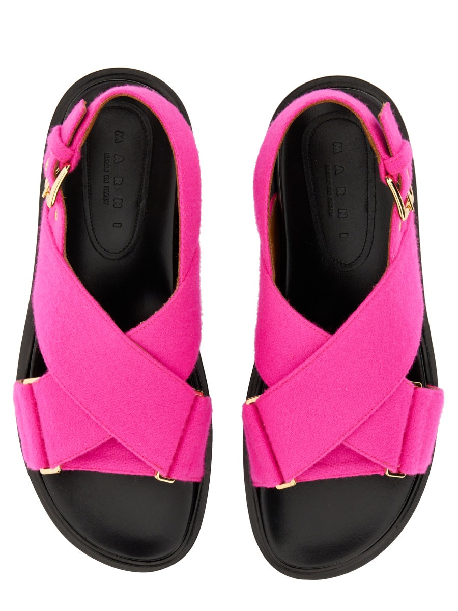 MARNI Chic Criss Cross Sandals