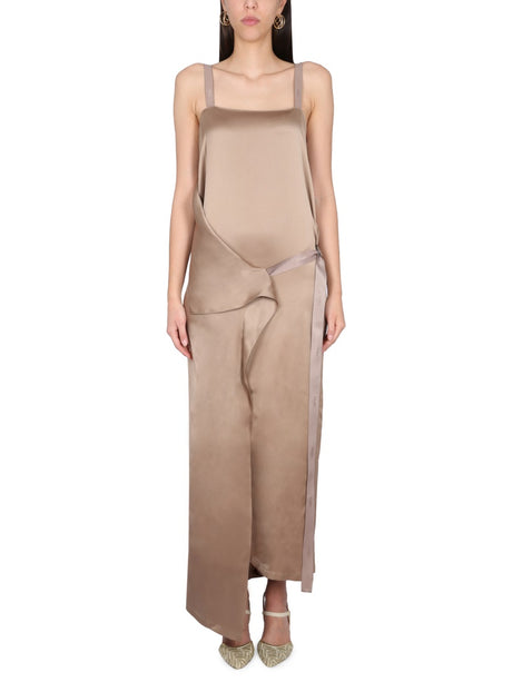 FENDI Elegant Wraparound Long Dress for Women