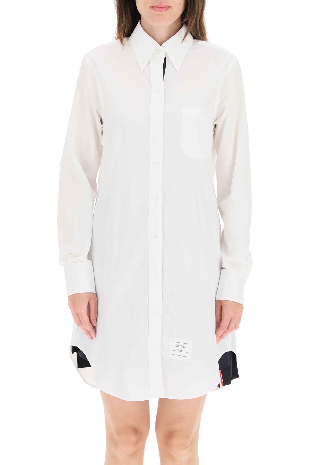 THOM BROWNE Mini Button-Down Blouse