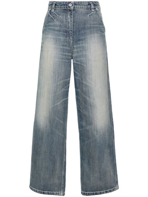 KENZO Women's Denim Pants for Summer 2024