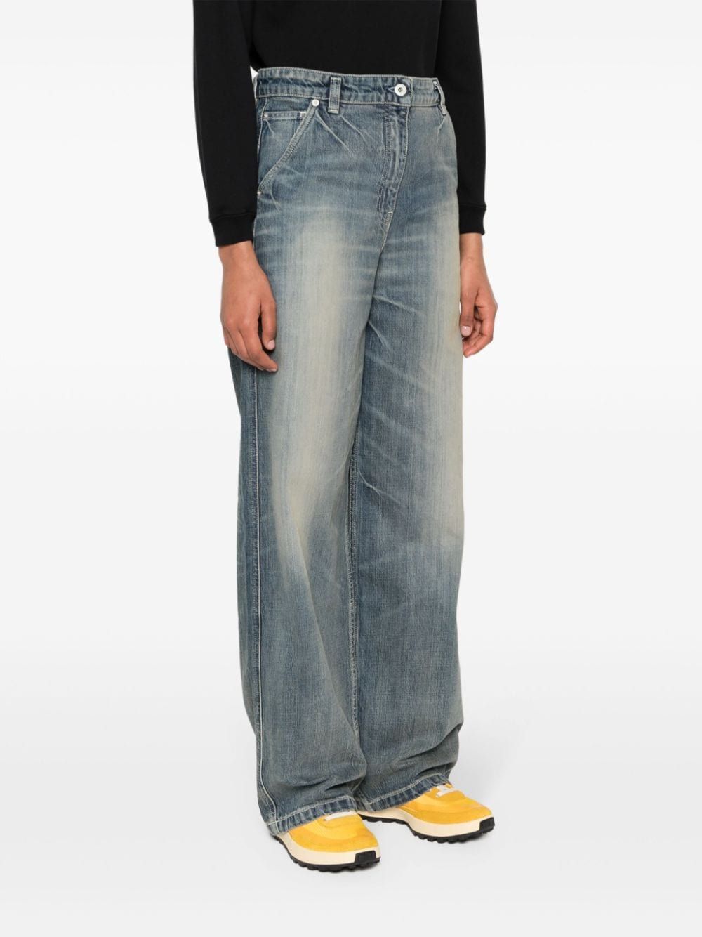 KENZO Women's Denim Pants for Summer 2024