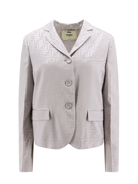 FENDI FF Satin Blazer for Women