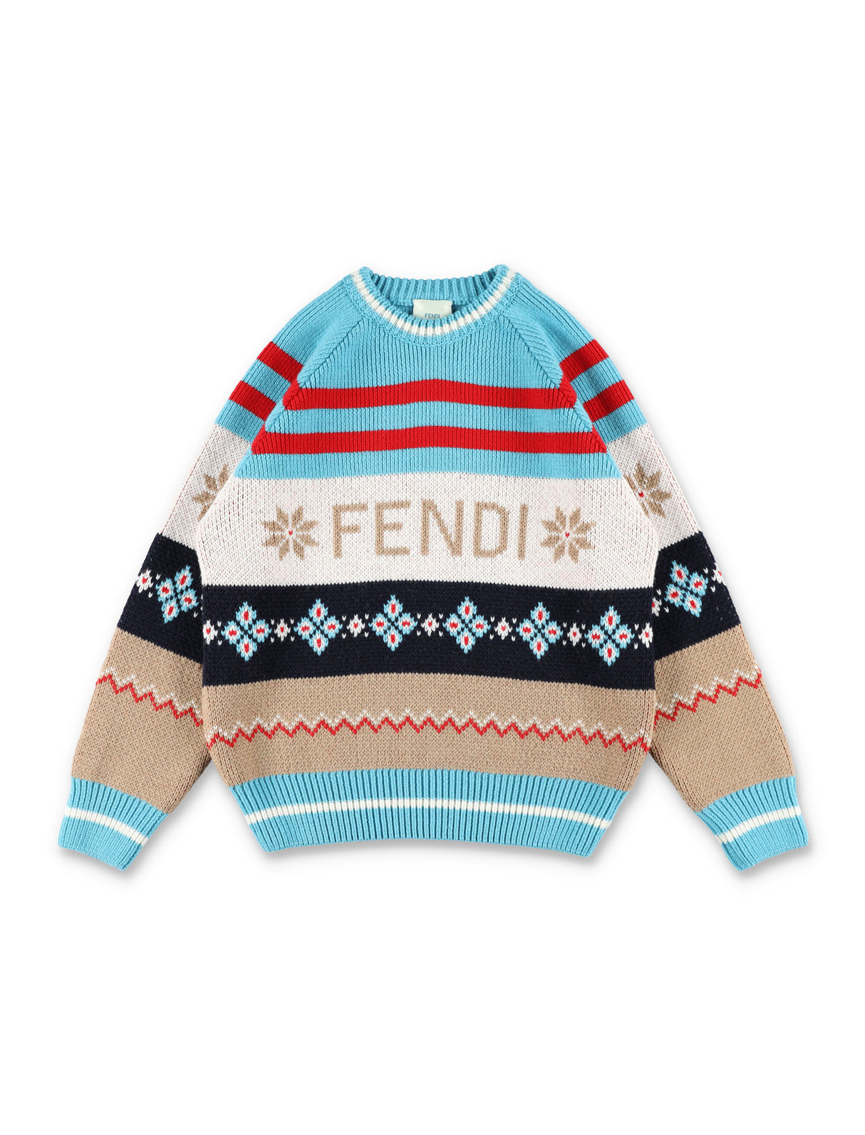 FENDI KIDS Mini Jacquard Sweater for Girls