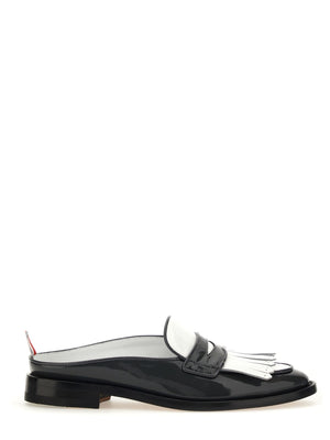 THOM BROWNE Varsity Penny Loafer with 2 cm Heel