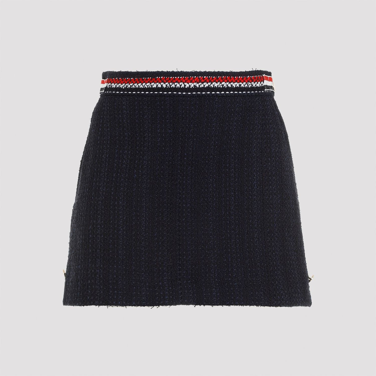 THOM BROWNE Thigh Length Side Tab Skirt