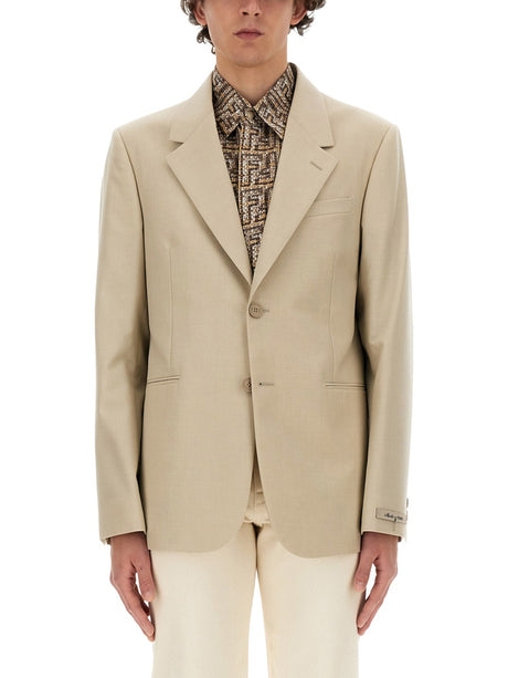 FENDI Men's Wool Jacket - Size 50