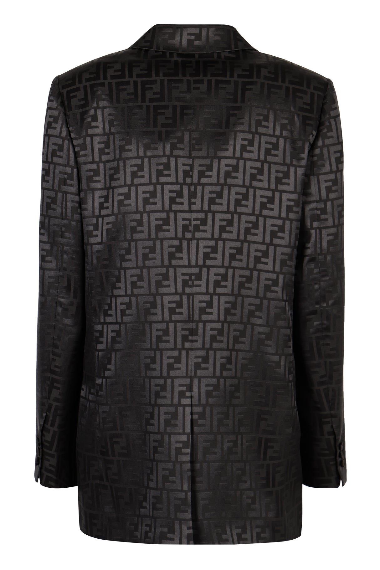 FENDI Luxurious Silk Double-Breasted Blazer