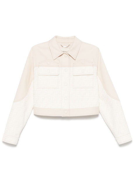 FENDI Cropped Denim Jacket