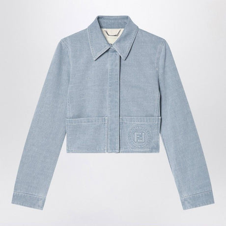 FENDI Cropped Denim Jacket