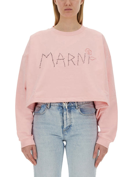 MARNI Regular Fit Logo Sweatshirt