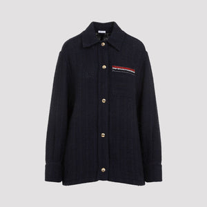 THOM BROWNE Shirt Jacket for Women - FW24 Collection