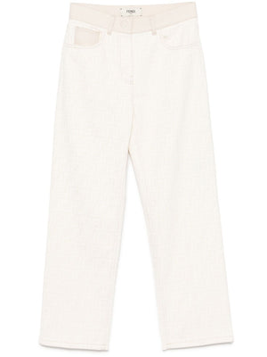 FENDI Classic Slim Trousers for Women