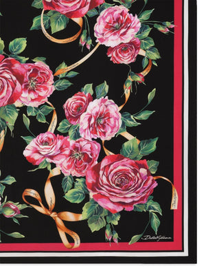 DOLCE & GABBANA Elegant Silk Foulard 90X90 for Women