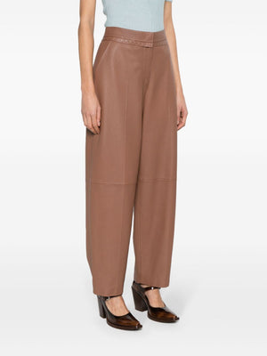 FENDI Leather Trousers for Women - SS24 Collection