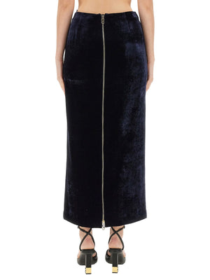 FENDI Elegant Slim Fit Long Skirt - Size 40